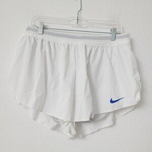 NEW Nike Pro Elite 2" Brief-Lined Running Shorts DA2943-124 Size XXL White Blue